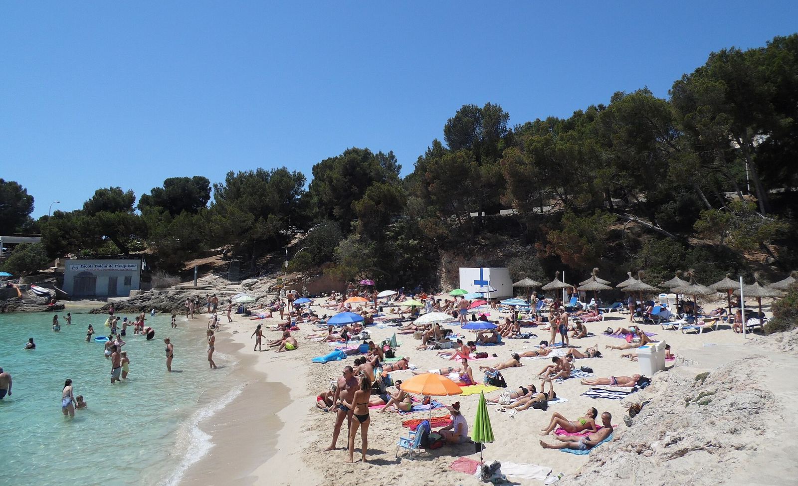 Cala Comtessa cove in Illetes, Calvià, Mallorca